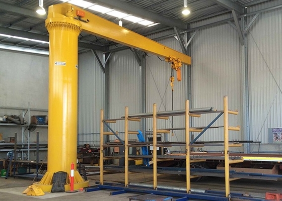 Floor Pedestal Slewing Pillar Cantilever Jib Crane Movable Column Mounted 1t 10Ton