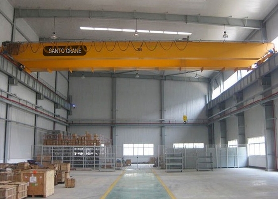 Low Noise Lightweight European Overhead Crane 7.5m-31.5m Span Bridge And Trolley Crane