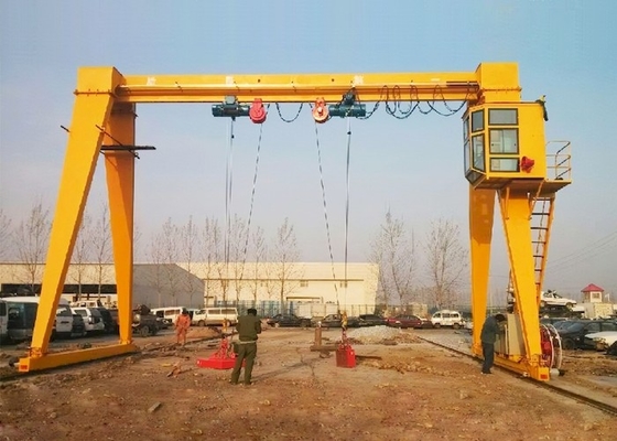 15 Ton Single Girder Gantry Crane With VFD Control For Precise Positioning