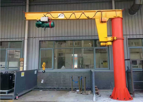 125Kg-5000Kg Fixed Column Mounted Jib Crane 360 Degree Rotation