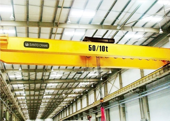 1BM-5M M3-M8 Open Winch Over Head Bridge Crane With Steel Wire Rope