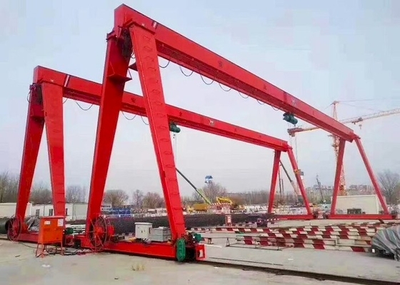 ODM Lifting Speed 8m/Min Single Girder Gantry Crane With Electric Hoist