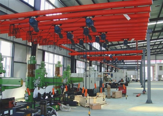 Pendent Control Single Girder Light Capacity Overhead Rail Crane 1 Ton 2 Ton