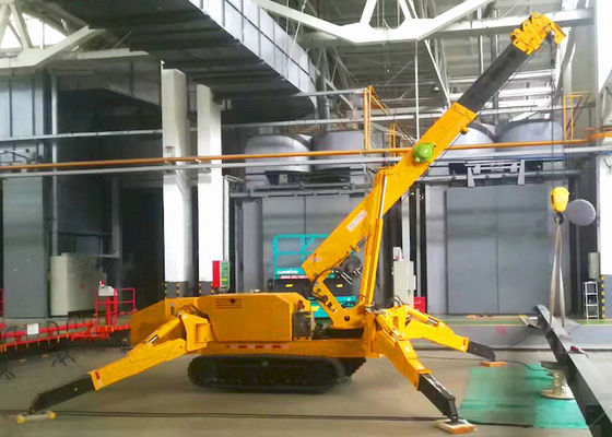 Telescopic Boom 1T-8T Mini Spider Crane With Auto Level Outriggers