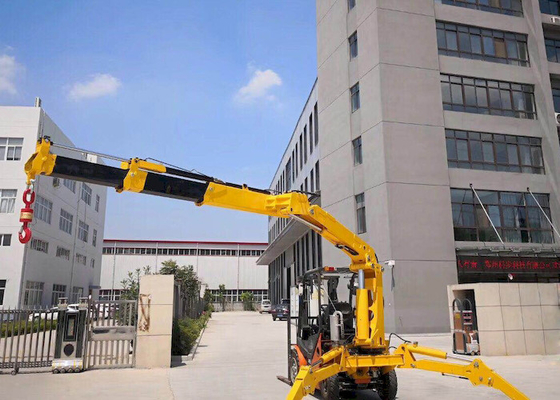 Heavy Duty Mini Spider Crawler Crane Telescopic 8T