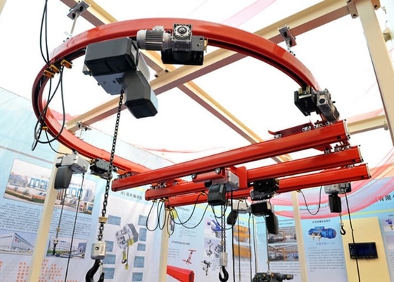 Span 3m To 12m Workshop Ceiling Track KBK Crane With Electric Hoist