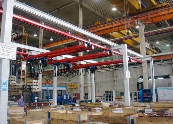 OEM ODM KBK Suspension Bridge Crane Ceiling Mounted Free Standing Workstation Crane