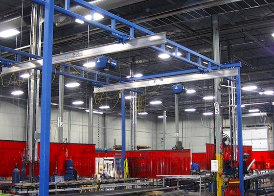 OEM ODM KBK Suspension Bridge Crane Ceiling Mounted Free Standing Workstation Crane
