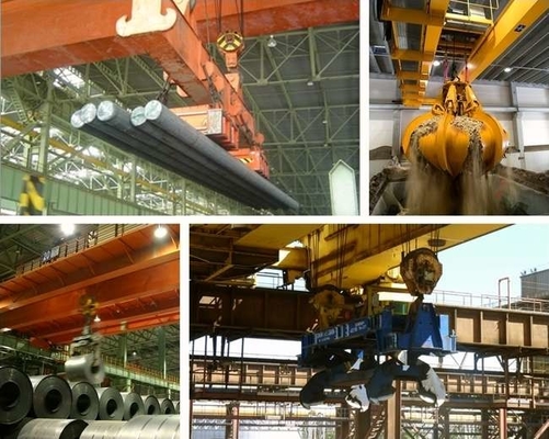 5t-75t Lifting Capacity Double Girder Overhead Crane 6m-35m Span Length