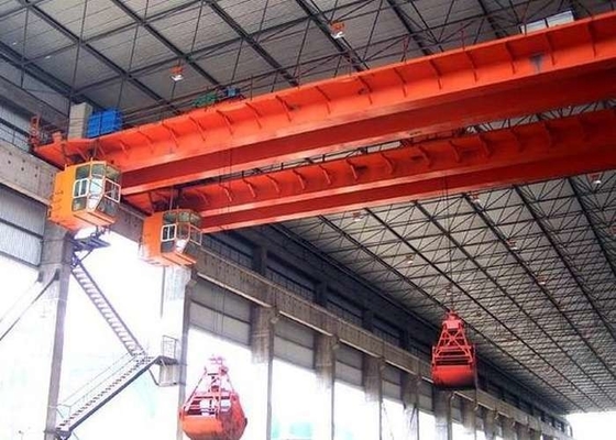 ISO CE Red A5-A8 Double Girder Bridge Crane For Manufacturing Plant
