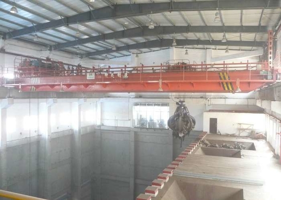 ISO CE Red A5-A8 Double Girder Bridge Crane For Manufacturing Plant