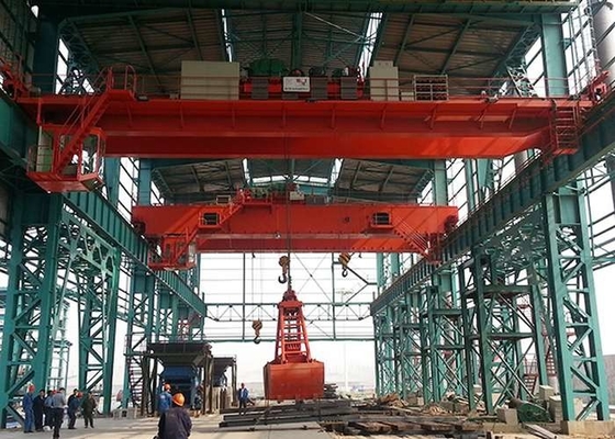 50T Remote Control Double Beam Eot Crane Span 7m To 35m Electric Workshop Crane