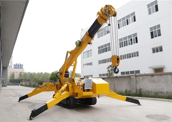 Telescopic Boom 1T-8T Mini Spider Crane With Auto Level Outriggers