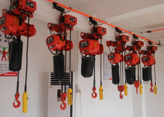 3m Lift Height Rapid Low Noise Electric Chain Hoist With Hook