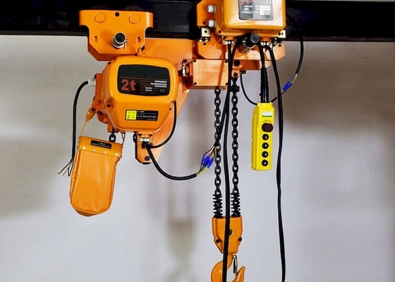 Medium Heavy Duty Low Headroom Chain Hoist IP55 Industrial Material Handling Hoists
