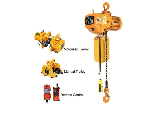 Small Light Weight 0.1 Ton To 6 Ton Chain Hoist 3m To 120m Lifting Height