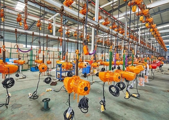 Medium Heavy Duty Low Headroom Chain Hoist IP55 Industrial Material Handling Hoists