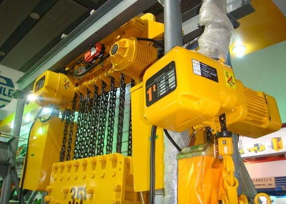 Dia 6.3mm To 11.2mm 1T 3T 5T Electric Chain Hoist With Motorized Trolley