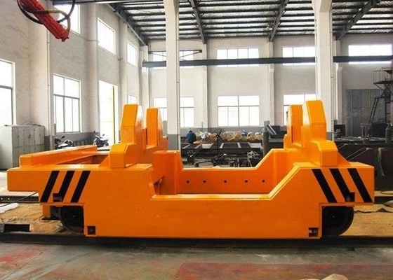 Durable Battery Powered 25m/Min Electric Transfer Cart For Warehouse Transportation