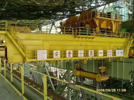 Lightweight 200/50 Ton Double Beam Crane Heat Resistant Metallurgy Steel Plant Crane