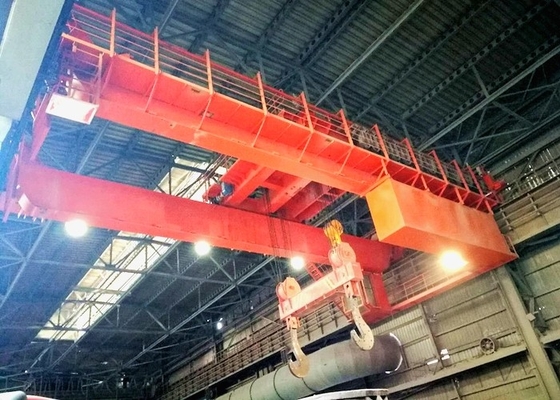 QDY Metallurgy Steel Mill Overhead Cranes 320t Double Hook Ladle Handling Crane