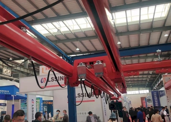 SANTO 2 Ton Semi Automatic KBK Crane Flexible Double Girder Suspension Crane