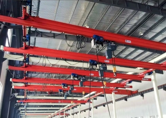 SANTO 2 Ton Semi Automatic KBK Crane Flexible Double Girder Suspension Crane