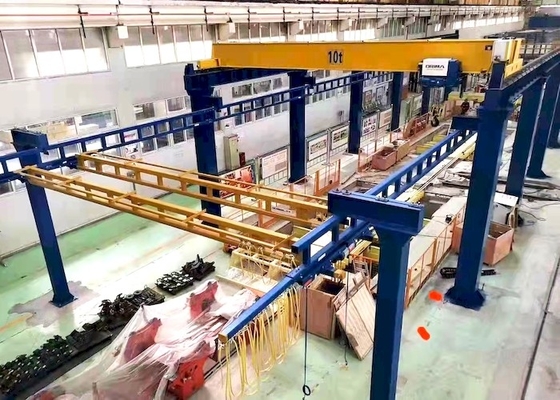 No Noise A3 KBK Manual Bridge Crane Low Deadweight Smooth Operation