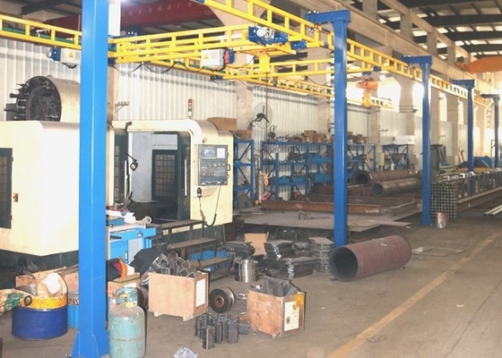 2t Suspension Bridge Overhead Crane System Flexible Combined With Chain Hoist