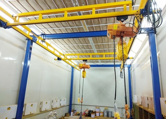2t Suspension Bridge Overhead Crane System Flexible Combined With Chain Hoist