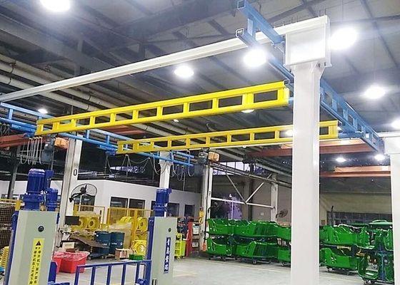 2t Suspension Bridge Overhead Crane System Flexible Combined With Chain Hoist