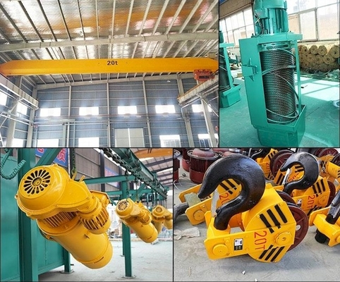 CD 3.2Ton Electric Hoist Matching With Single Girder Gantry Crane