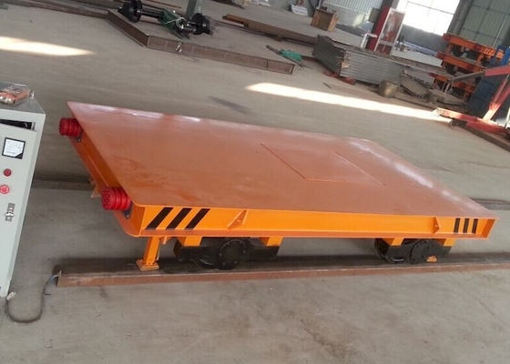 Customized Heavy Duty Electric Transfer Cart On Rail 10 Ton To 100 Ton Transfer Cart