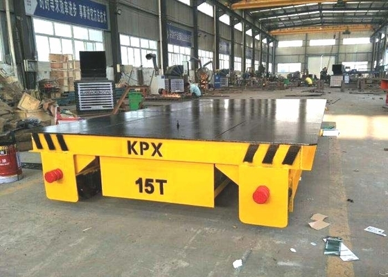 Durable Battery Powered 25m/Min Electric Transfer Cart For Warehouse Transportation