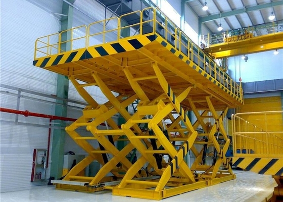 1000kg To 3000kg Stable Hydraulic Scissor Lift In Factory Production Lines