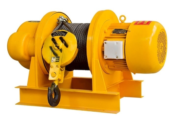 Small Light Duty Electric Winch Cable Pulling 3 Ton 50m~500m