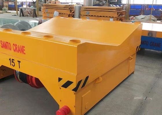 ISO Unlimited Distance 15t Electric Transfer Trolley For Carrying Loads