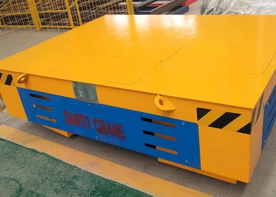 Adjustable P18 P50 QU100 Rail Electric Transfer Cart For Material Transportation
