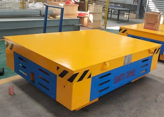 Adjustable P18 P50 QU100 Rail Electric Transfer Cart For Material Transportation