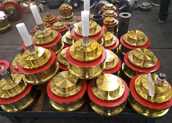 Heat Treated Hardness EU Standard Forged Crane Wheels Wearproof Fracture Resistant