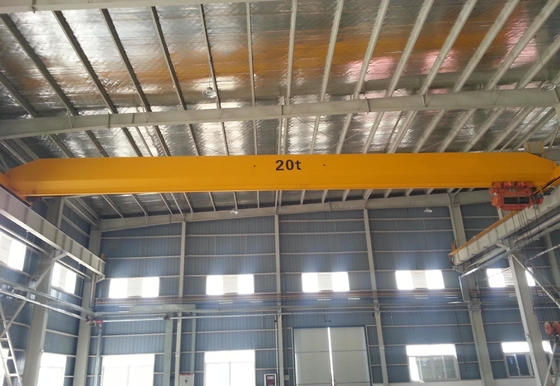 Yellow 6m To 18m Lift Height CD1 MD1 3 Ton EOT Crane For Workshop
