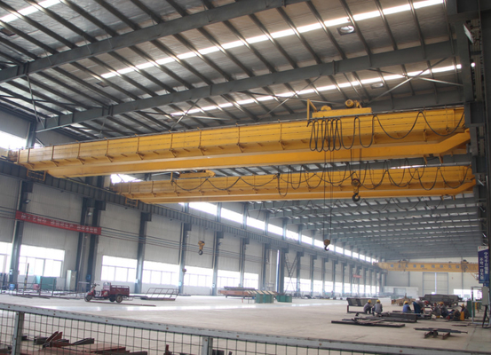 LH Type Mobile Electric Double Girder Overhead Crane 50Ton with Electric Trolley