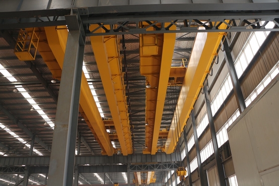 LH Type Mobile Electric Double Girder Overhead Crane 50Ton with Electric Trolley