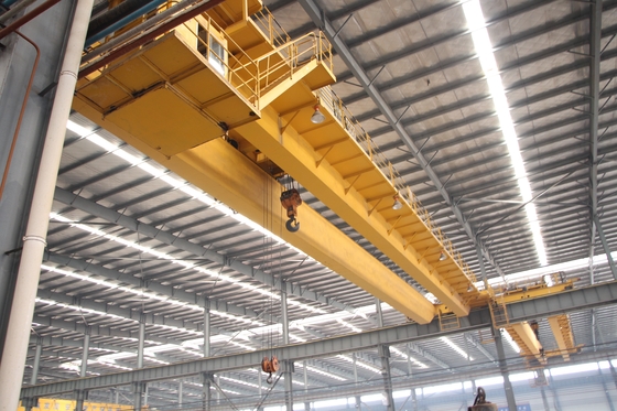 LH Type Mobile Electric Double Girder Overhead Crane 50Ton with Electric Trolley