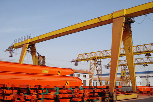 10 Ton Electric Travelling Single Girder Gantry Crane With Hoist Span 16 Meters