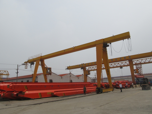 Truss Type Electric Hoist Traveling Gantry Crane Single Girder Pendant Control