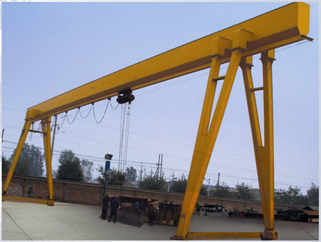 Single Beam Motorized Gantry Crane Santo Crane 10t With Electric Hoist