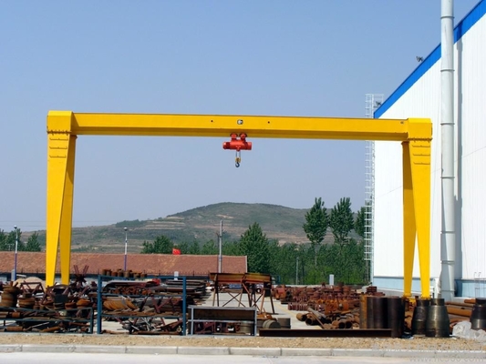 Single Beam Motorized Gantry Crane Santo Crane 10t With Electric Hoist