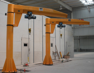 Fixed Column Free Standing Cantilever Arm Jib Crane 5 Ton In Workstations