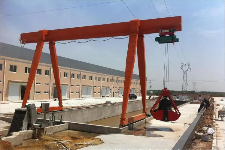 Outdoor Using 10 Ton Workshop Gantry Crane With Hoist Trolley
